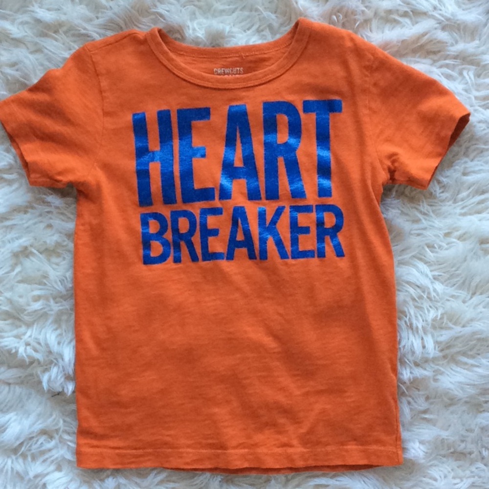 5/$25 j crew crew cuts t shirt pre distressed 6-7